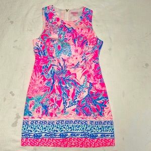 Lily Pulitzer size 8 bright elegant lined dress